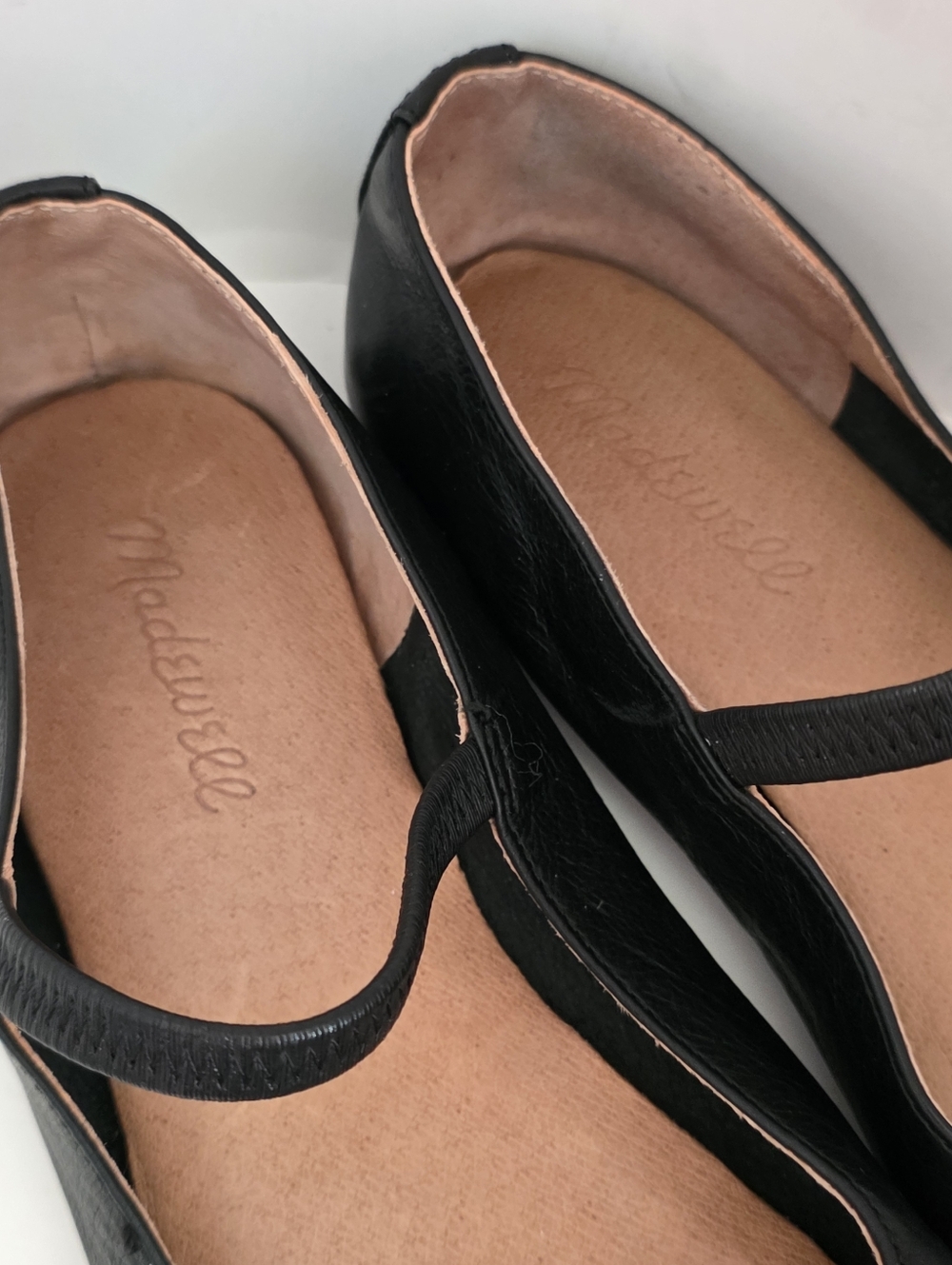 Madewell Womens The Greta Ballet Flat Leather Black Size 7 CLASSIC - Picture 4 of 7